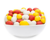 WHITE, YELLOW & RED PEANUTS