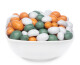 WHITE, ORANGE & GREEN PEANUTS
