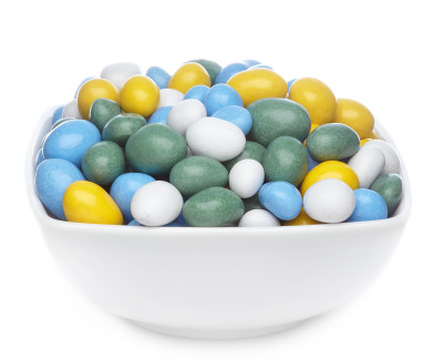 WHITE, YELLOW, GREEN &amp; BLUE PEANUTS