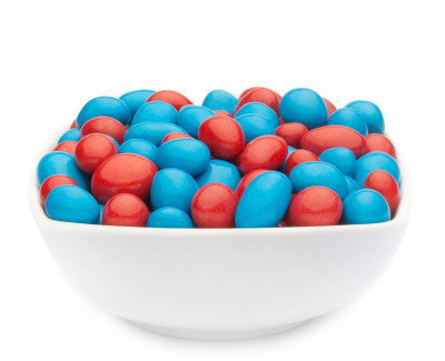 RED &amp; BLUE PEANUTS Muster
