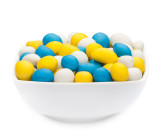 WHITE, YELLOW & BLUE PEANUTS Muster