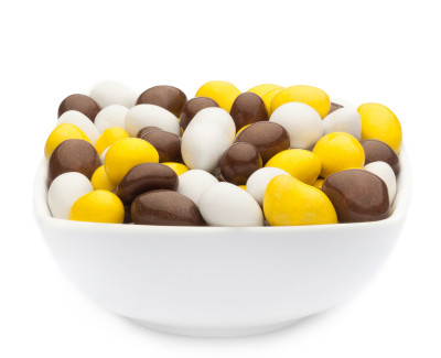 WHITE, YELLOW &amp; BROWN PEANUTS Muster
