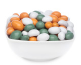 WHITE, ORANGE & GREEN PEANUTS sample
