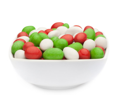 WHITE, RED & GREEN PEANUTS sample