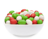 WHITE, RED & GREEN PEANUTS Muster