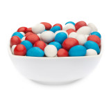 WHITE, RED & BLUE PEANUTS Muster