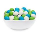 WHITE, GREEN & BLUE PEANUTS Muster