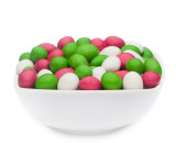 WHITE, PINK & GREEN PEANUTS Muster