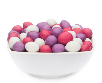 WHITE, PINK &amp; PURPLE PEANUTS Muster